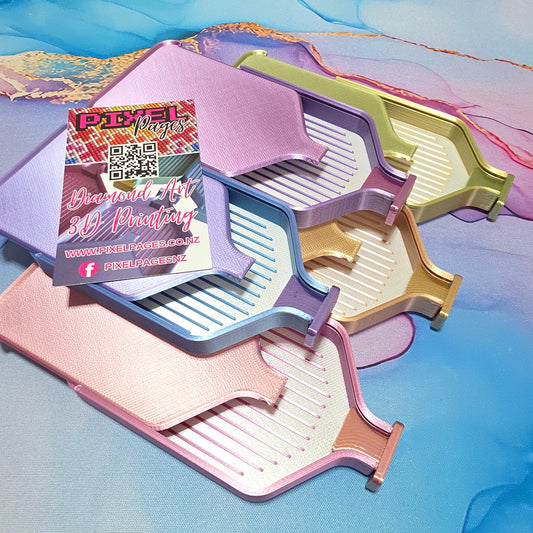 Luxury Set of 5 Stack-able Trays - Happy Days