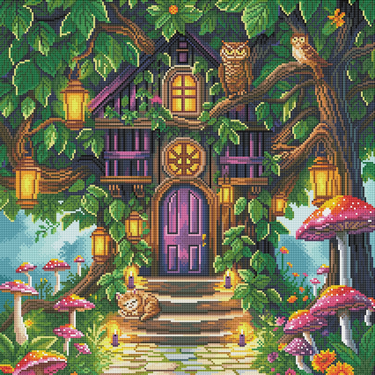 Woodland Retreat - Round