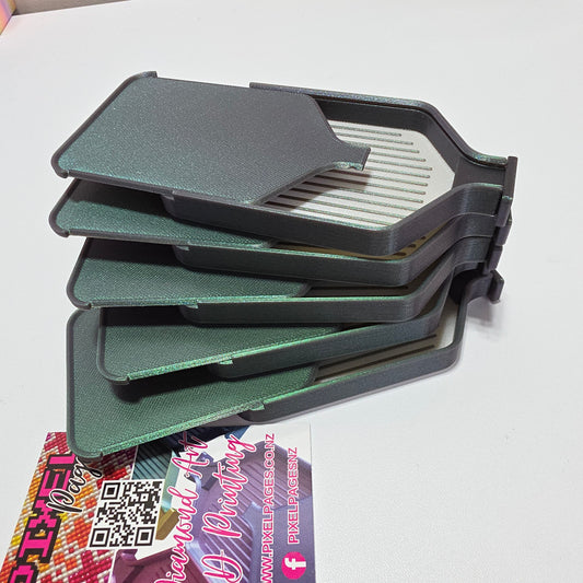 Luxury Set of 5 Stack-able Trays - Forest
