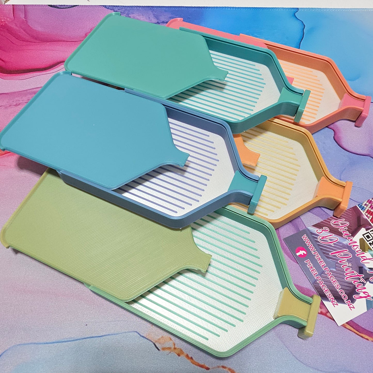 Luxury Set of 5 Stack-able Trays - Matte Surprise