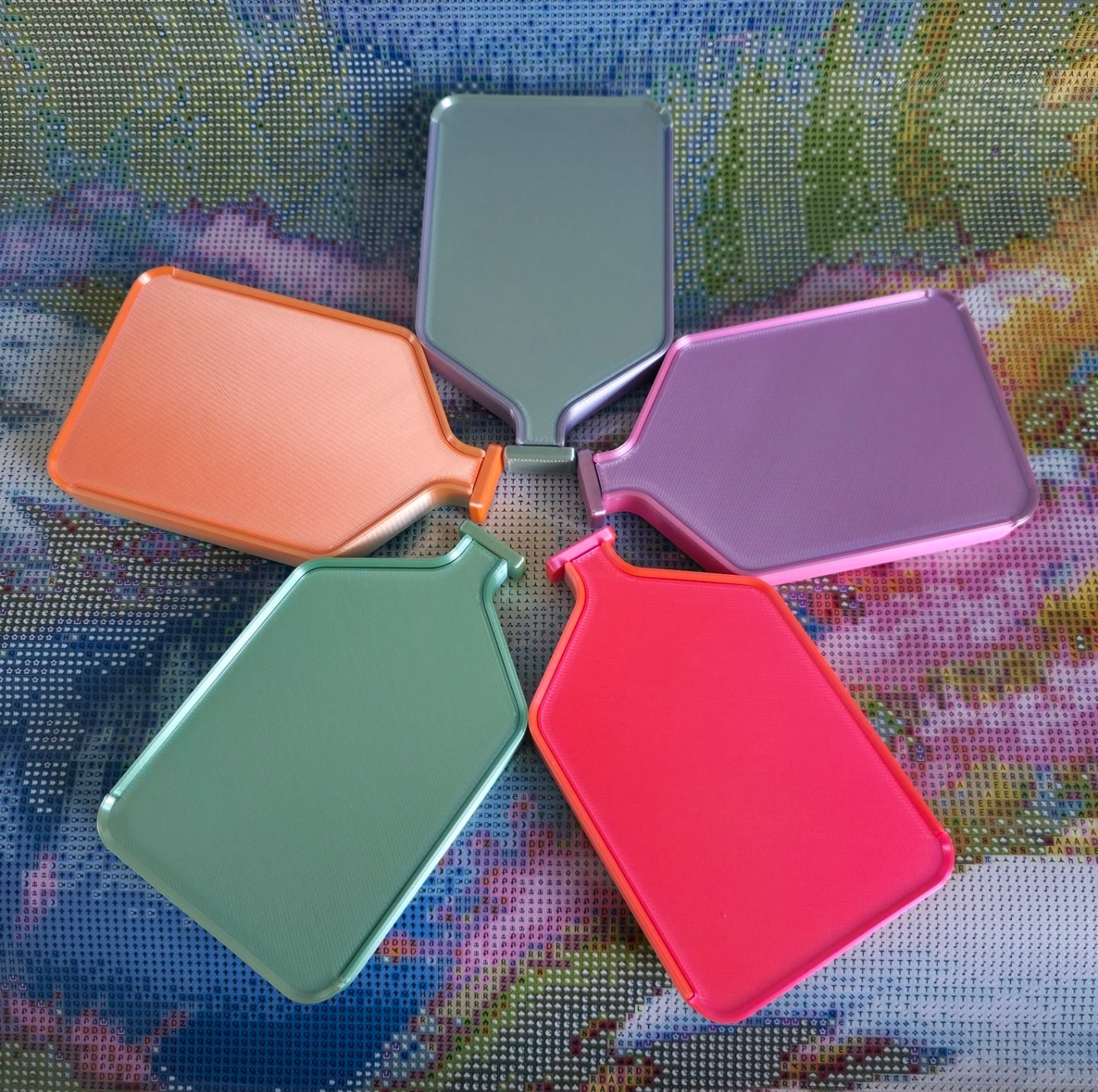 Luxury Set of 5 Stack-able Trays - Candy