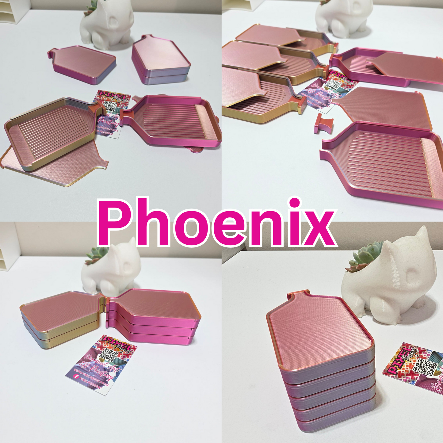 Luxury Stack-able Trays - Tri-Colours