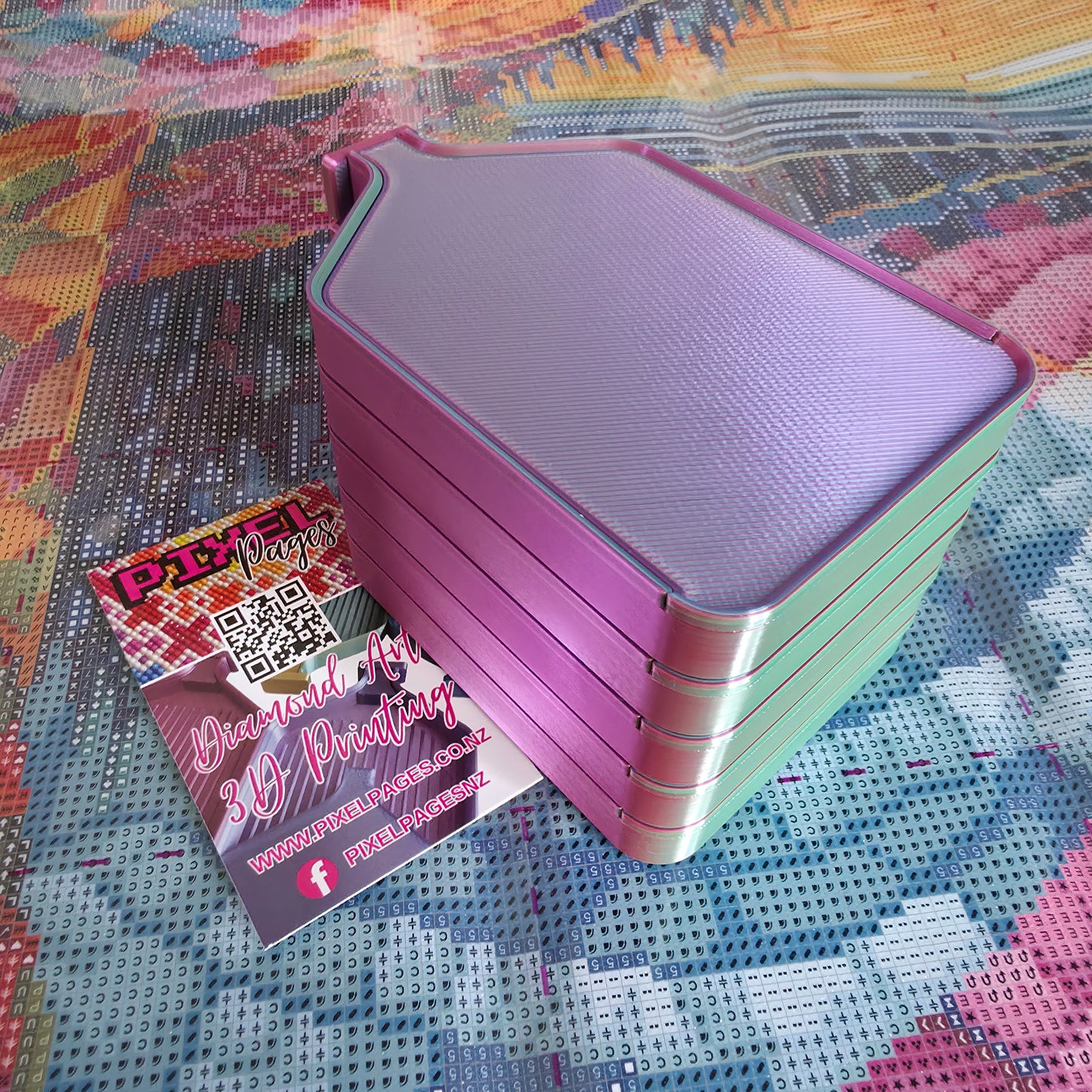 Luxury Set of 5 Stack-able Trays - Magical