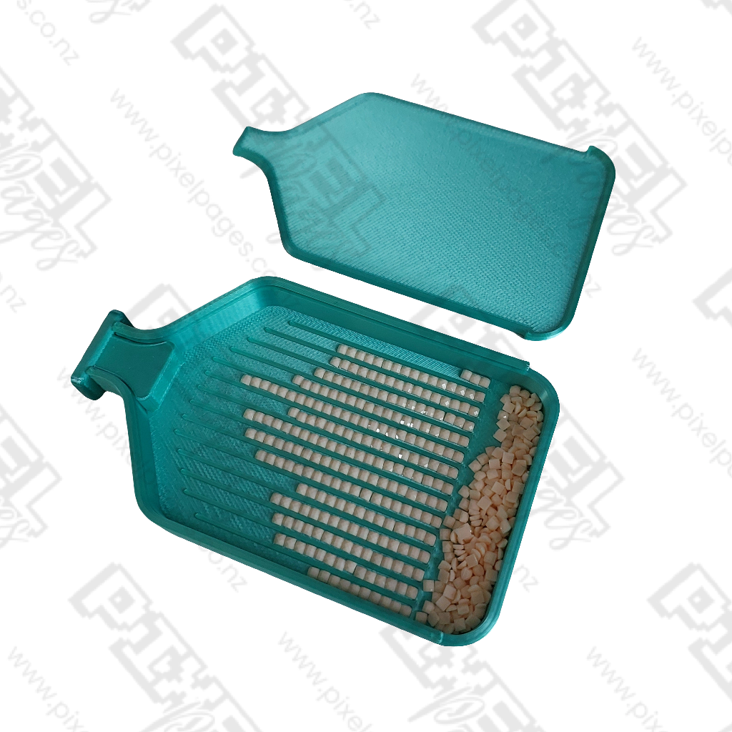 Luxury Mini Diamond Painting Drill Tray with Lid & Stopper