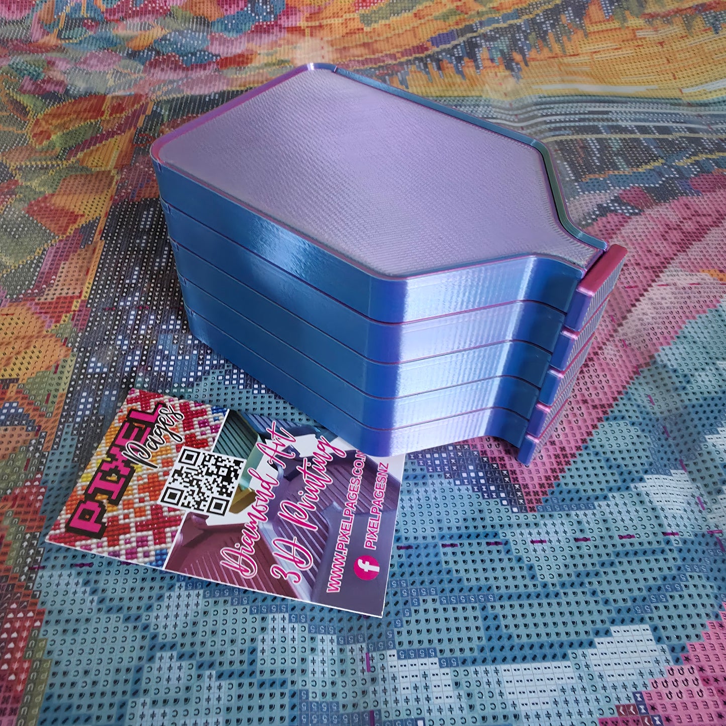 Luxury Set of 5 Stack-able Trays - Magical