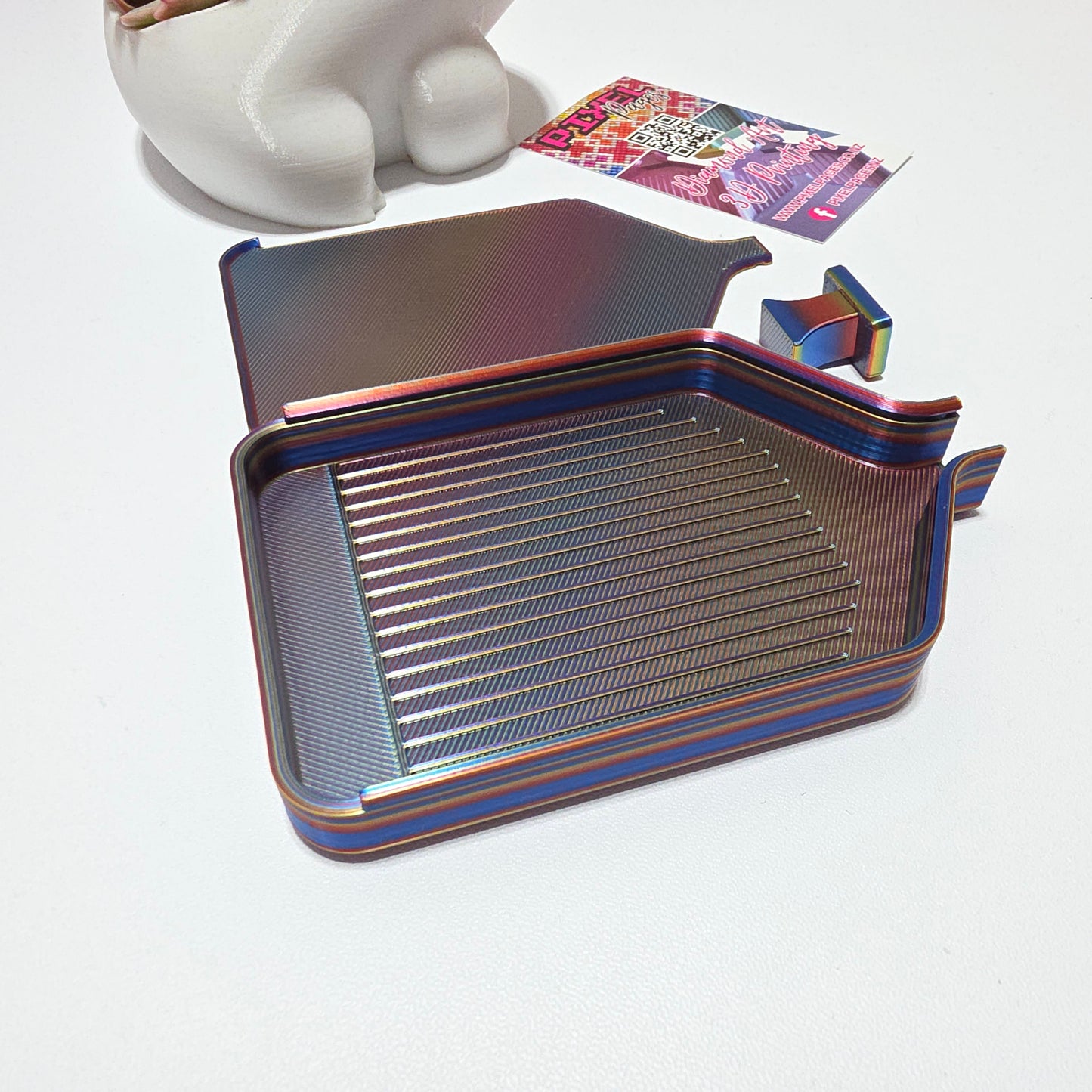 Luxury Diamond Painting Drill Tray with Lid & Stopper - Carnival