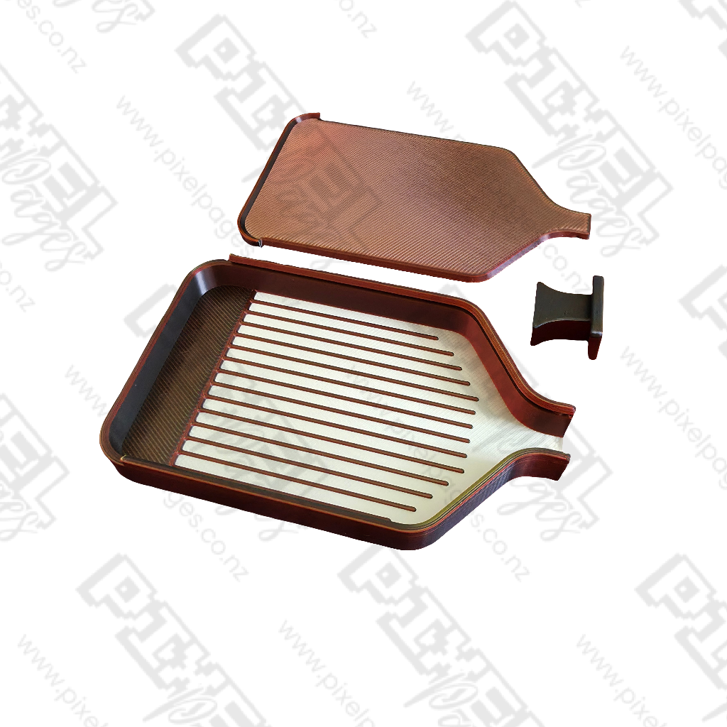 Luxury Mini Set of 5 Stack-able Trays - Pearl White & Sunset