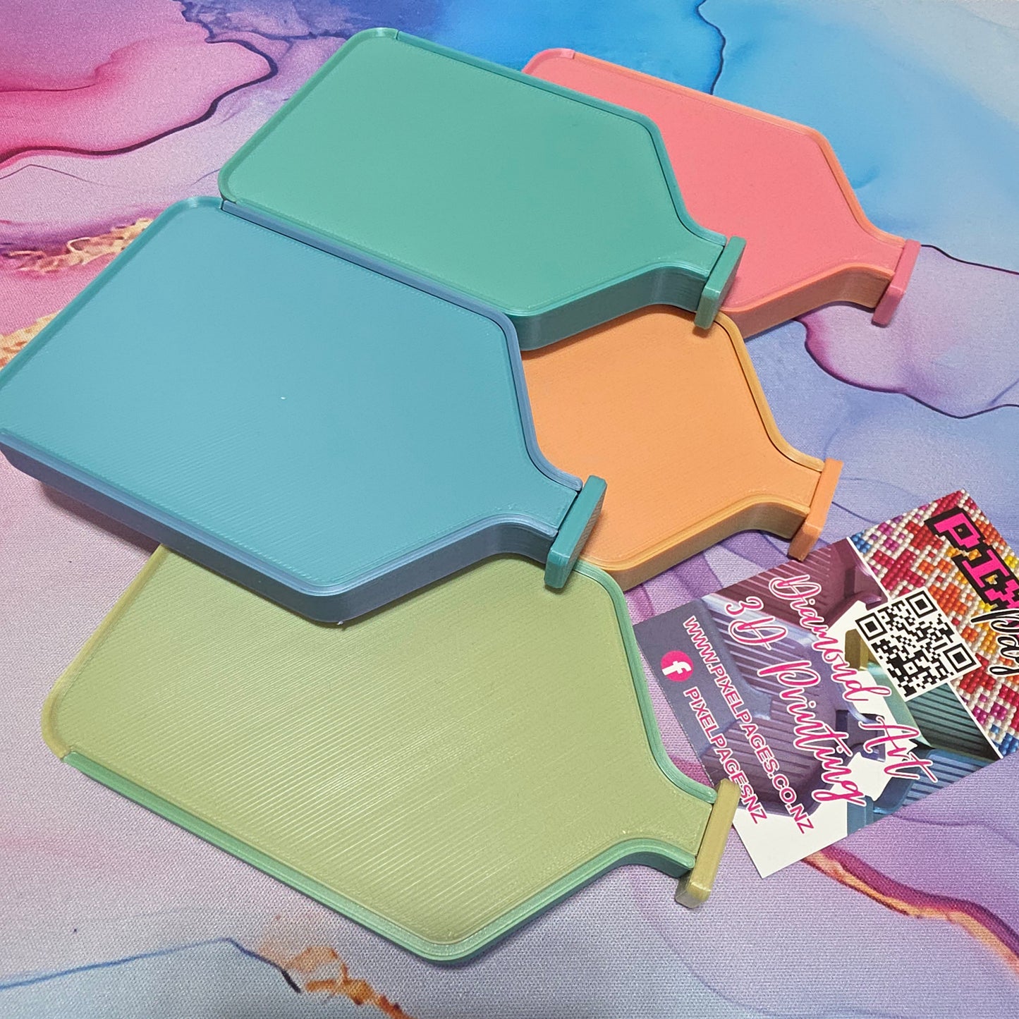 Luxury Set of 5 Stack-able Trays - Matte Surprise