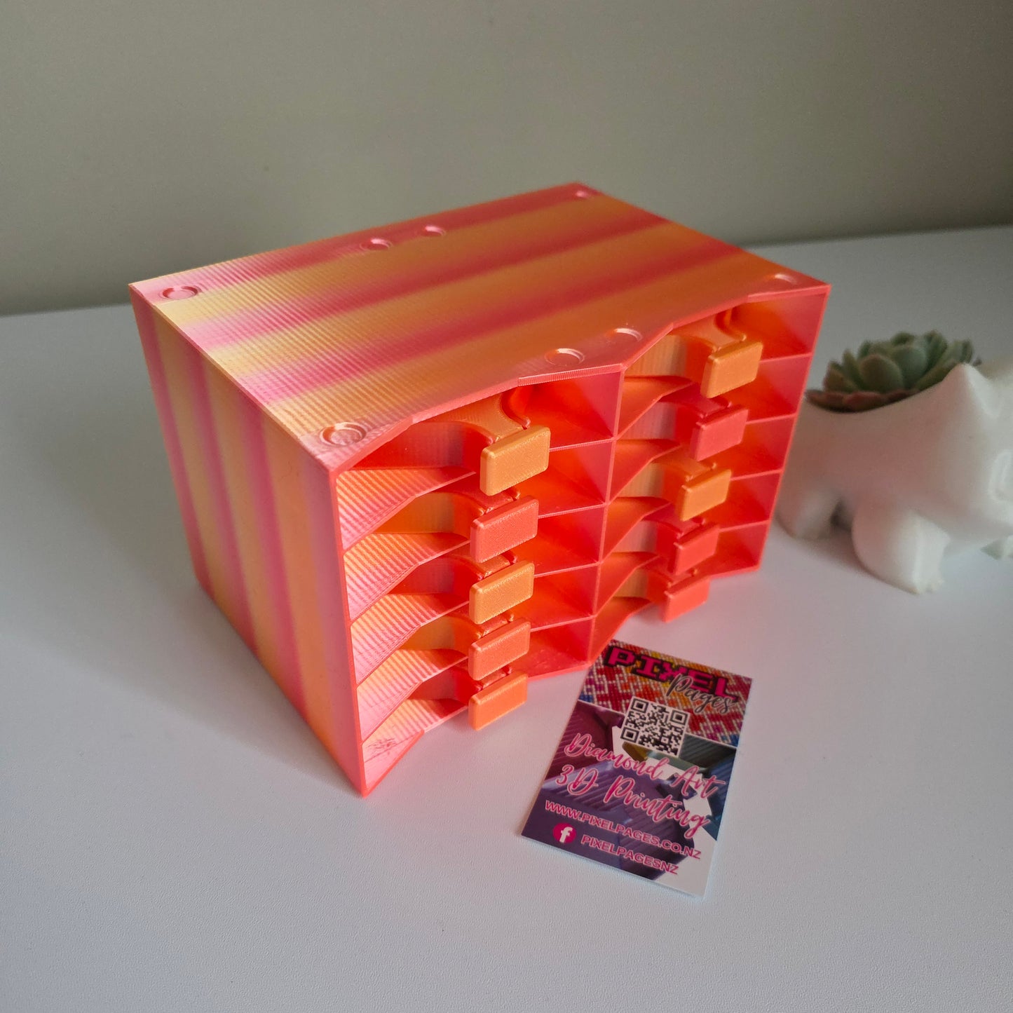 10 Slot Tower & Tray Bundle - Blaze