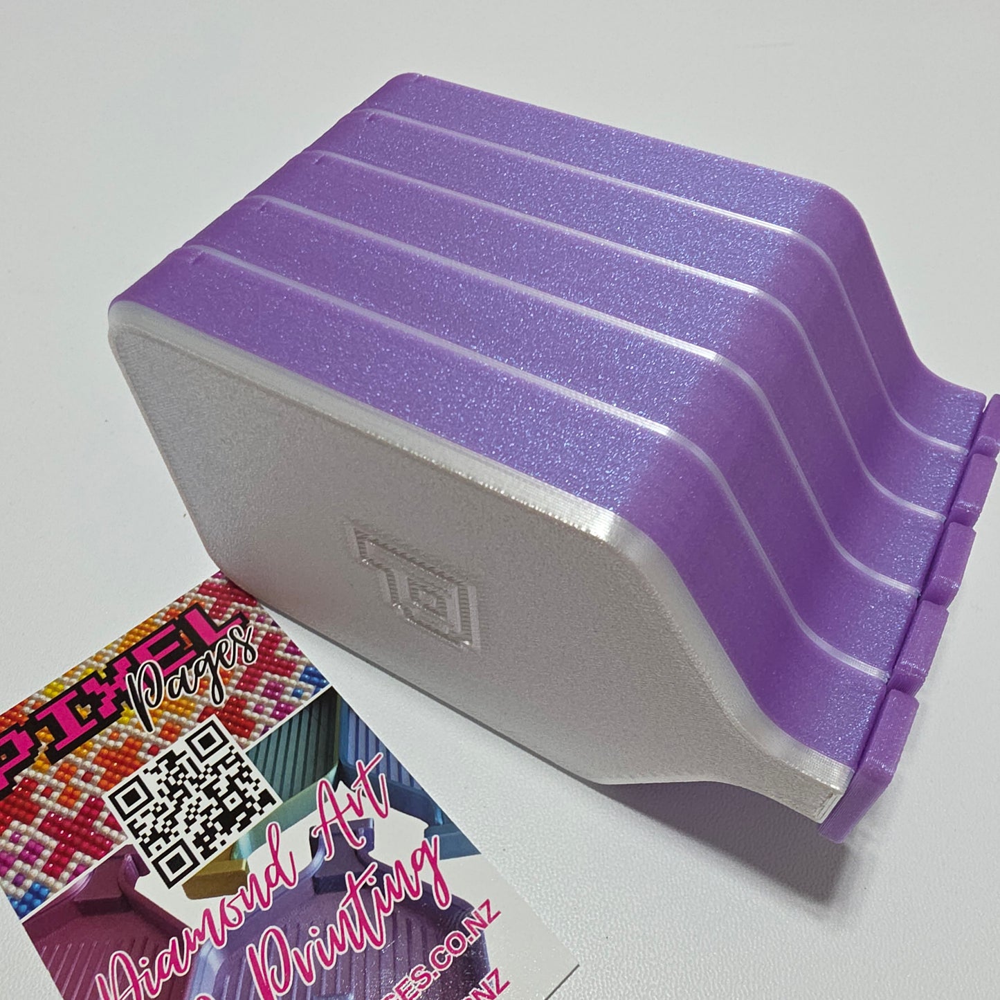 Luxury Mini Diamond Painting Drill Tray with Lid & Stopper - Glitter Dust Singles