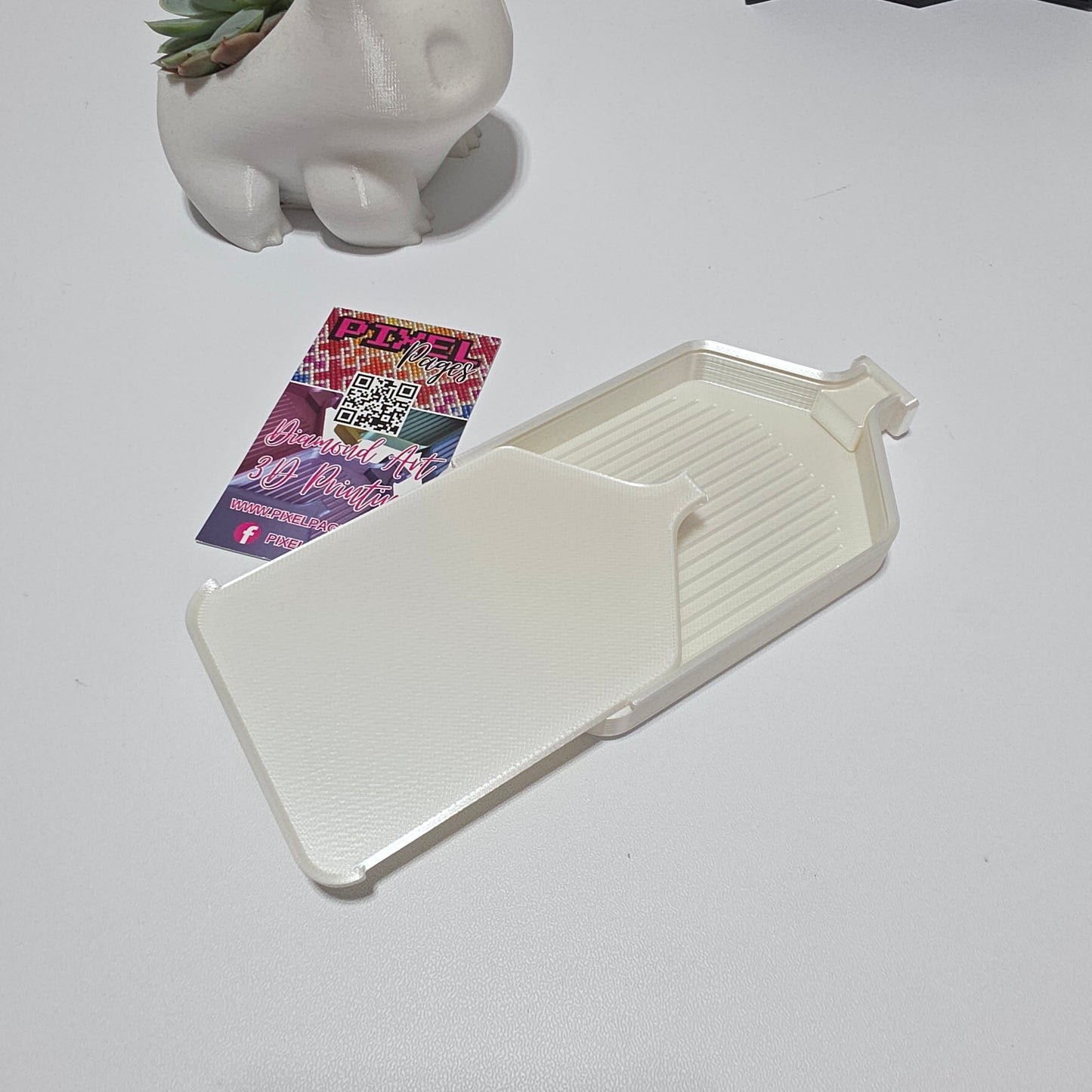 Luxury Diamond Painting Drill Tray with Lid & Stopper - Standard Singles