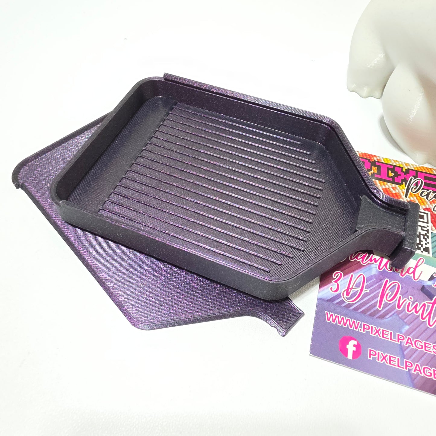 Luxury Mini Diamond Painting Drill Tray with Lid & Stopper - Glitter Dust Singles