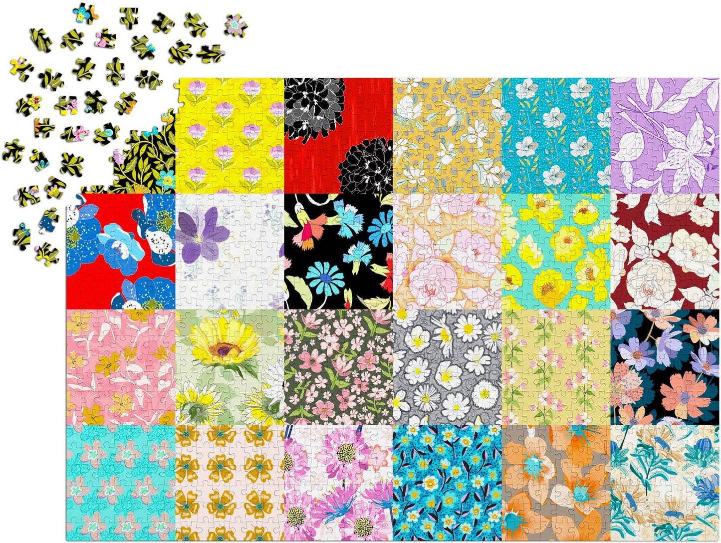 1000 Pieces Jigsaw Puzzle - Floral Patterns (2046)