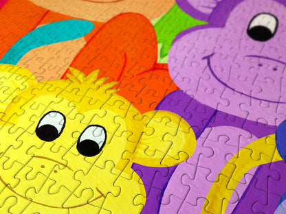 1000 Pieces Jigsaw Puzzle - Rainbow Monkeys (2060)