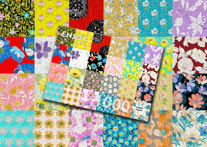 1000 Pieces Jigsaw Puzzle - Floral Patterns (2046)