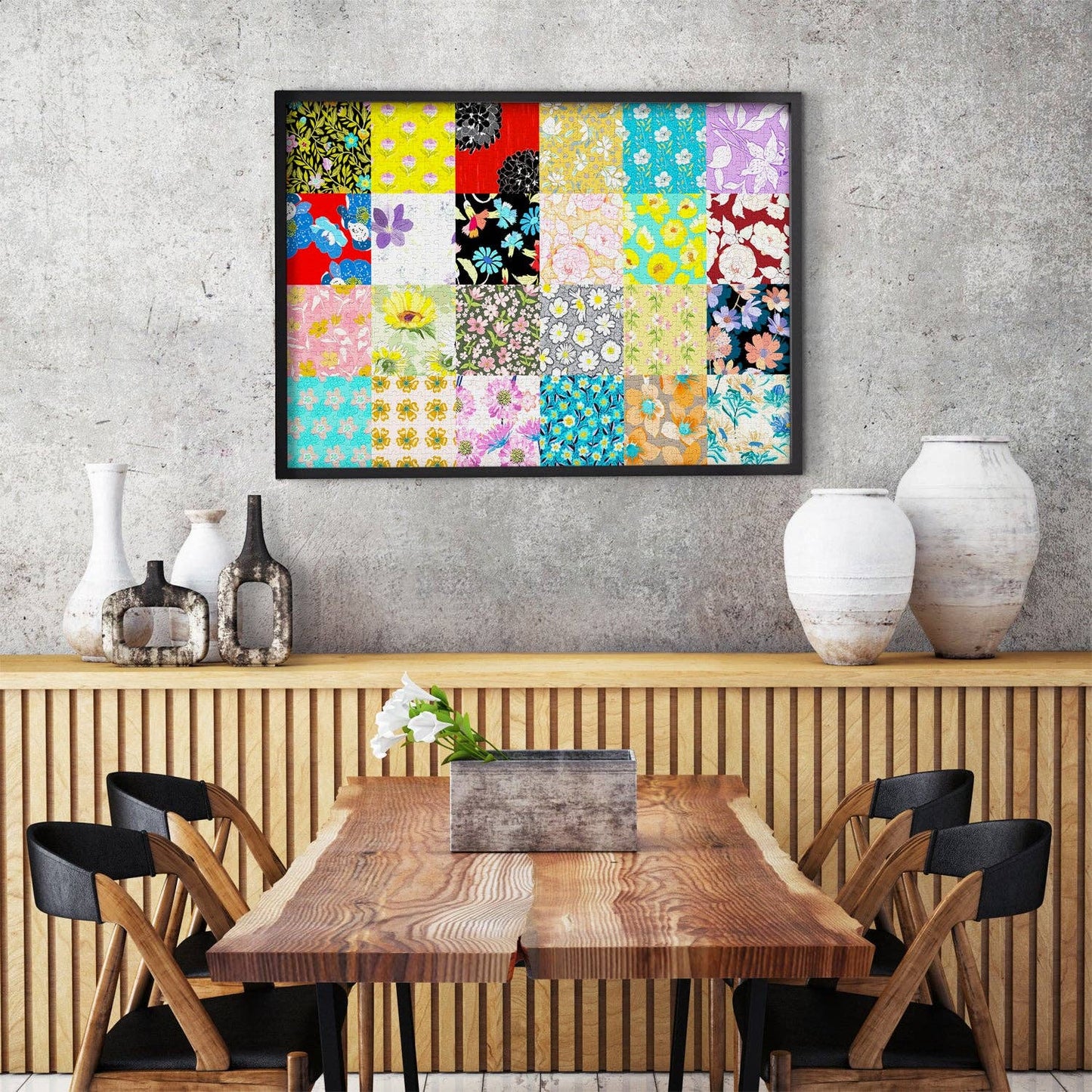 1000 Pieces Jigsaw Puzzle - Floral Patterns (2046)