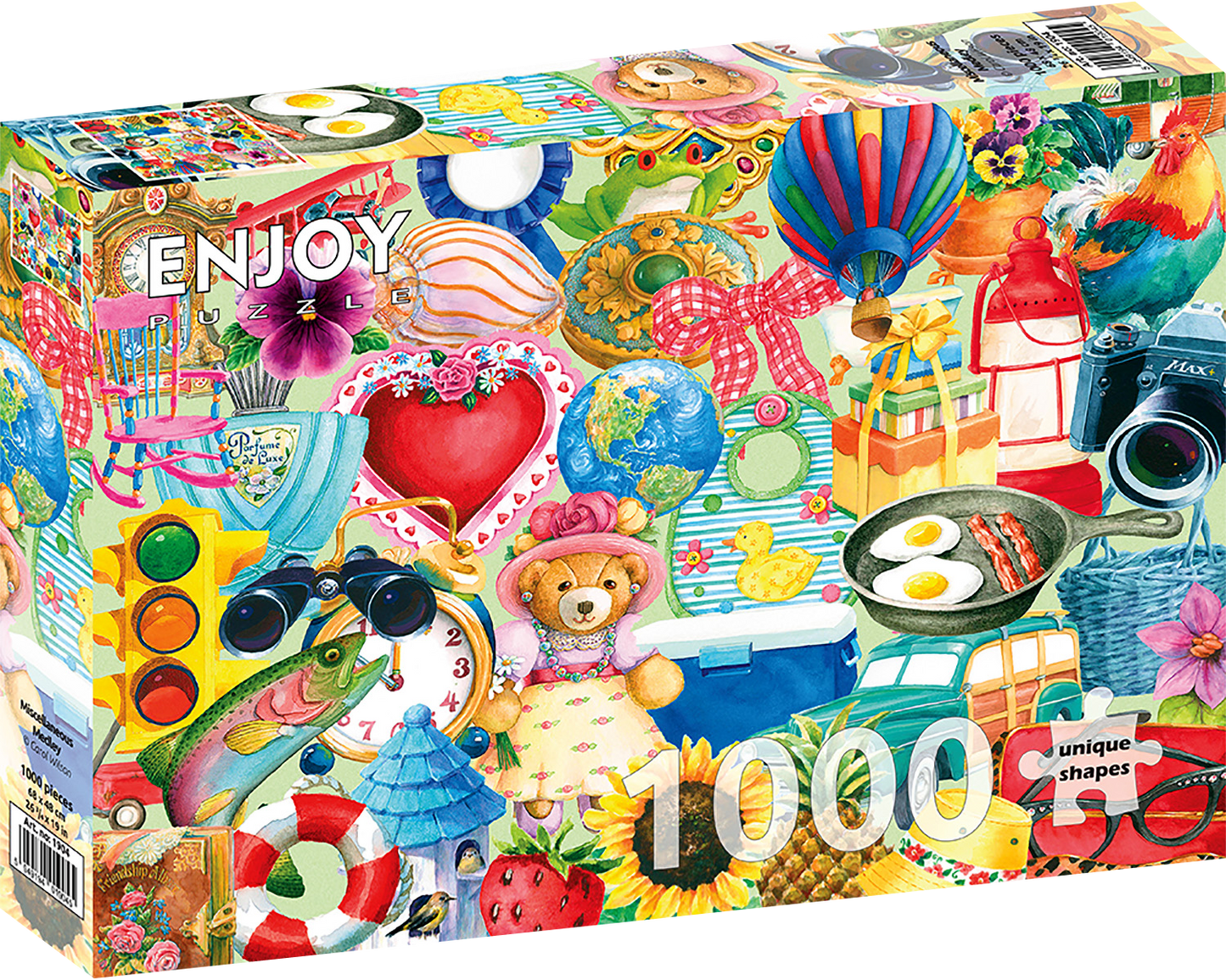 1000 Pieces Jigsaw Puzzle - Miscellaneous Medley (1904)