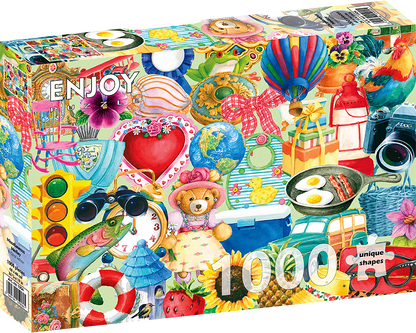 1000 Pieces Jigsaw Puzzle - Miscellaneous Medley (1904)