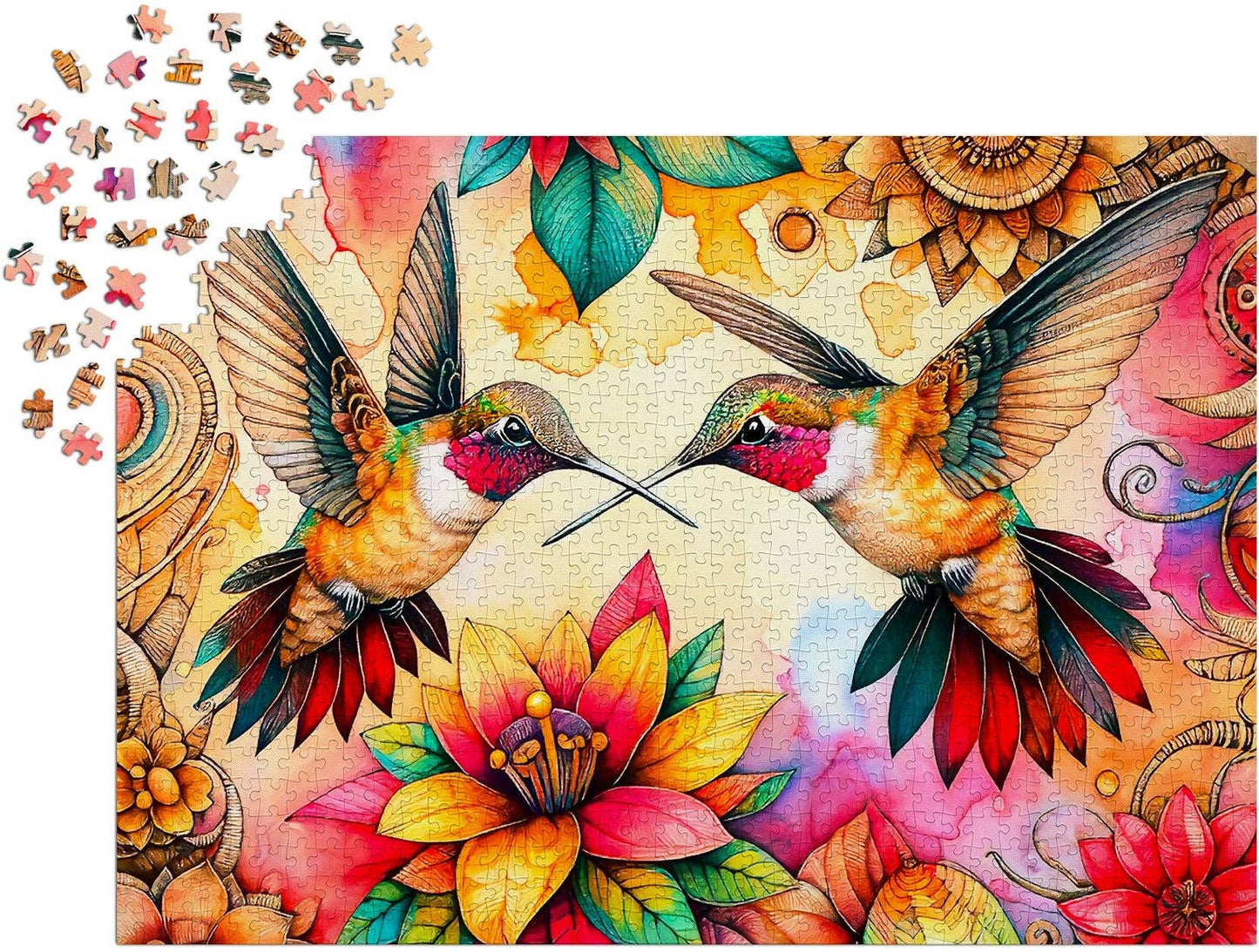 1000 Pieces Jigsaw Puzzle - Hummingbird Haven (2318)