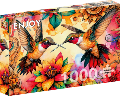 1000 Pieces Jigsaw Puzzle - Hummingbird Haven (2318)