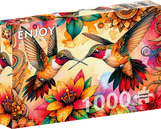 1000 Pieces Jigsaw Puzzle - Hummingbird Haven (2318)