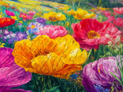 1000 Pieces Jigsaw Puzzle - Rainbow Meadow (2404)