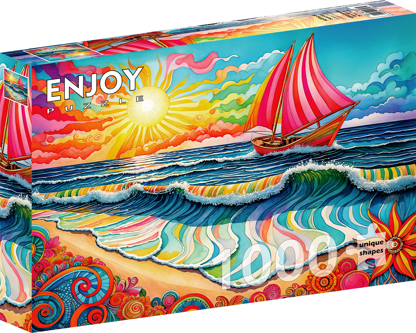 1000 Pieces Jigsaw Puzzle - Sailing at Sunrise (2327)