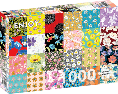 1000 Pieces Jigsaw Puzzle - Floral Patterns (2046)