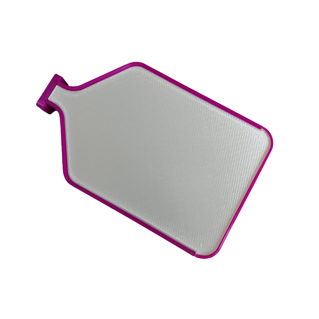 Luxury Diamond Painting Drill Tray with Snap Lid & Stopper Purple/White