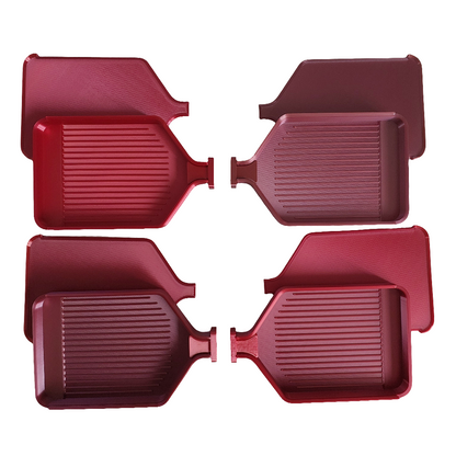 Luxury Set of 5 Stack-able Trays - Inferno