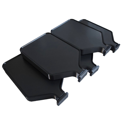 Luxury Set of 5 Stack-able Trays - Ebony