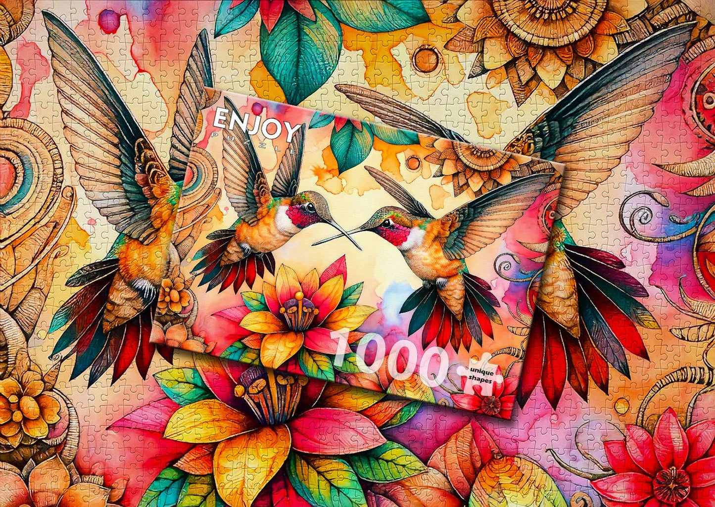 1000 Pieces Jigsaw Puzzle - Hummingbird Haven (2318)