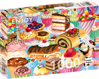 1000 Pieces Jigsaw Puzzle - Sweet Treats (1907)