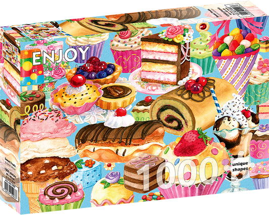 1000 Pieces Jigsaw Puzzle - Sweet Treats (1907)