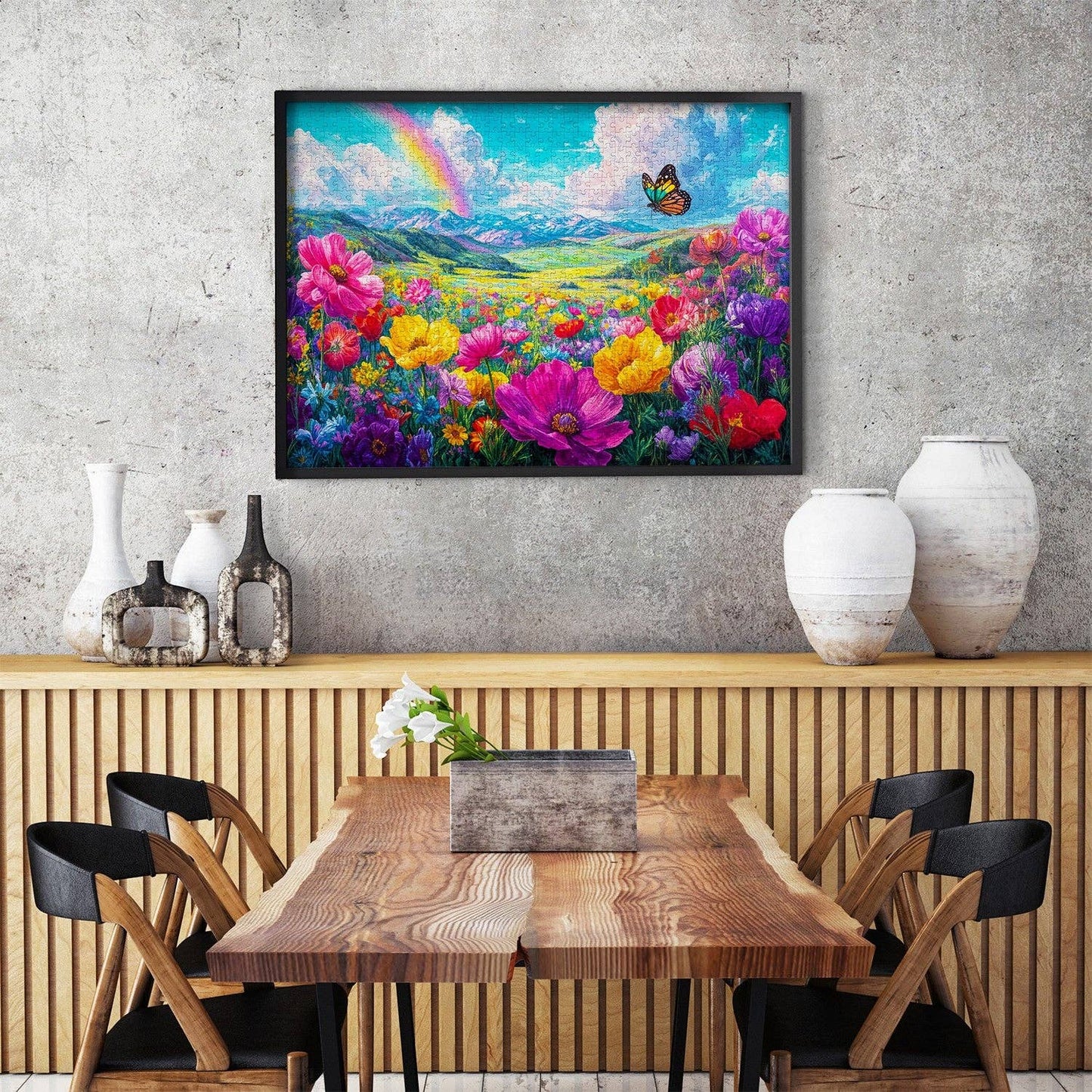 1000 Pieces Jigsaw Puzzle - Rainbow Meadow (2404)