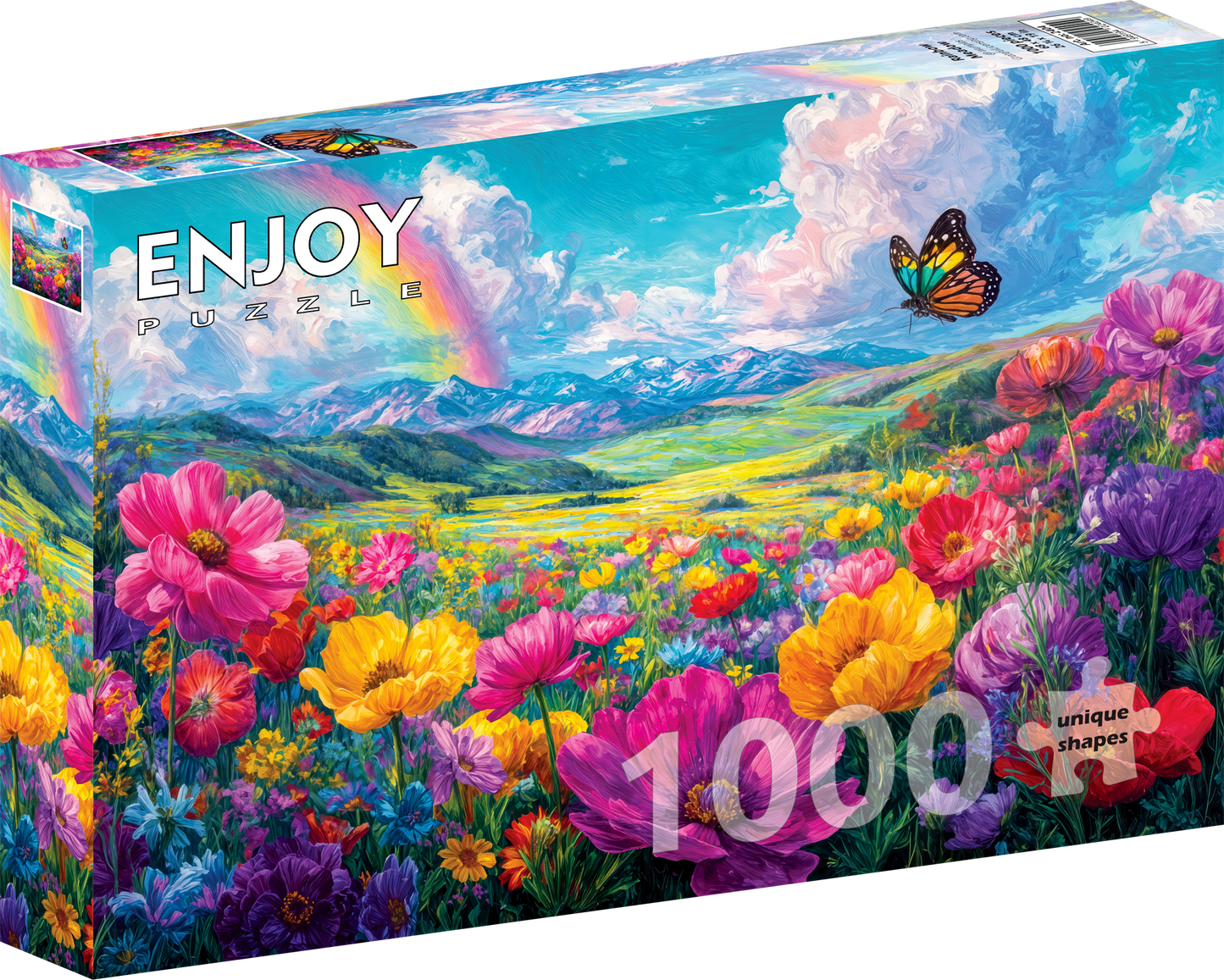 1000 Pieces Jigsaw Puzzle - Rainbow Meadow (2404)