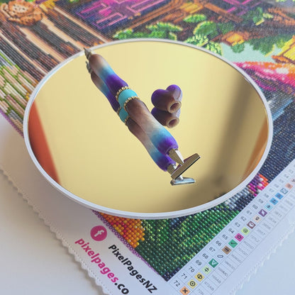 Sleek Pen For Refillable Tip - Storm Bling