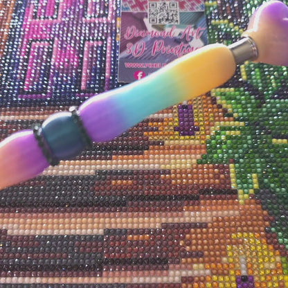 Sleek Pen For Refillable Tip - Prism Bling