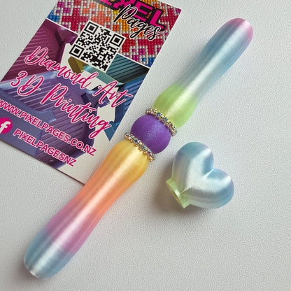 Multicoloured Double Twist Tip Pen - Crystal Mermaid