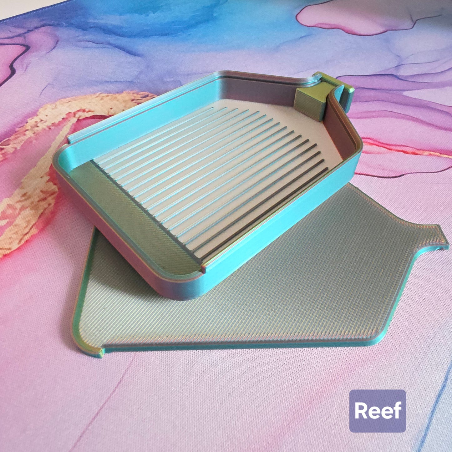 Luxury Set of 5 Stack-able Trays - Tri-Colours