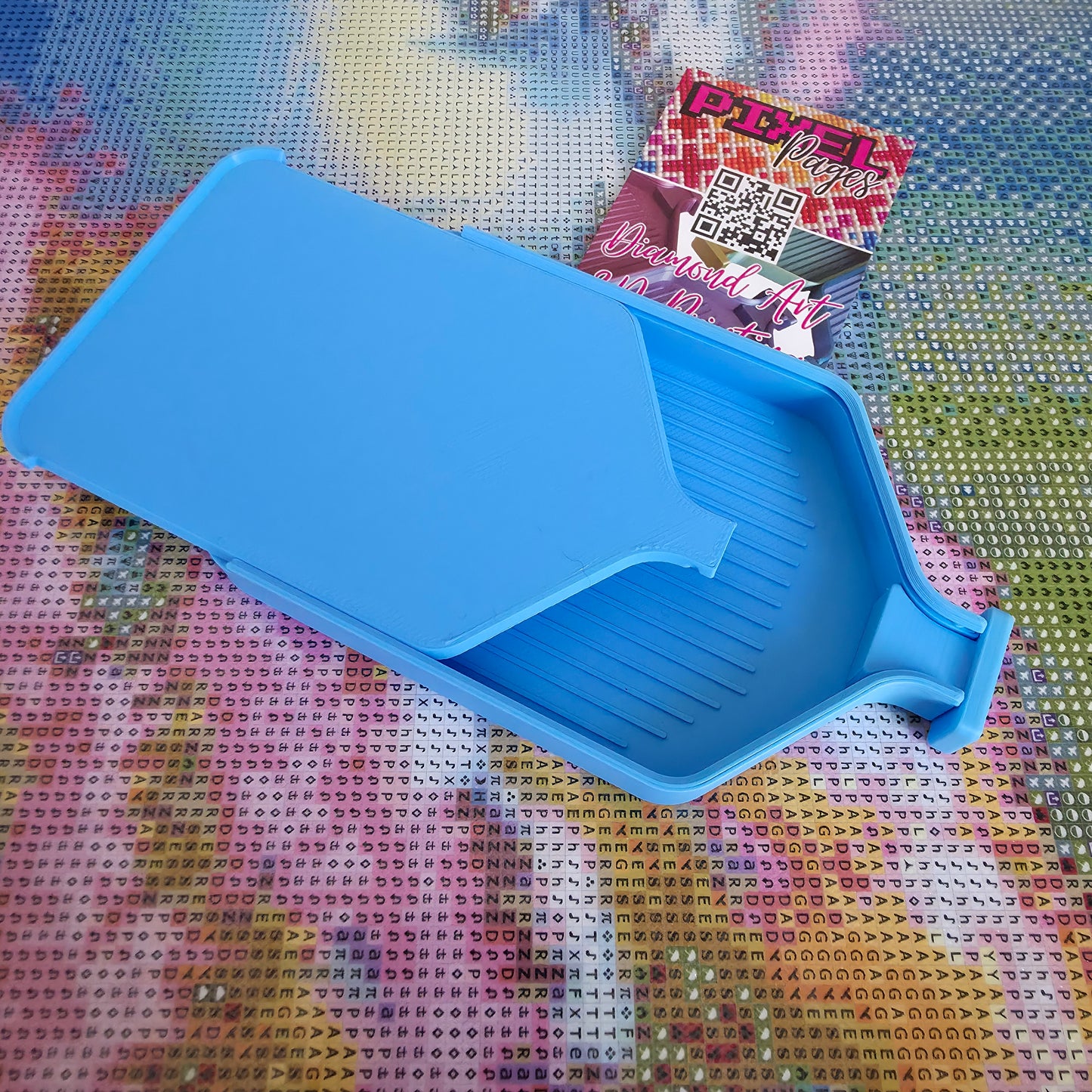 Luxury Diamond Painting Drill Tray with Lid & Stopper - Standard Singles