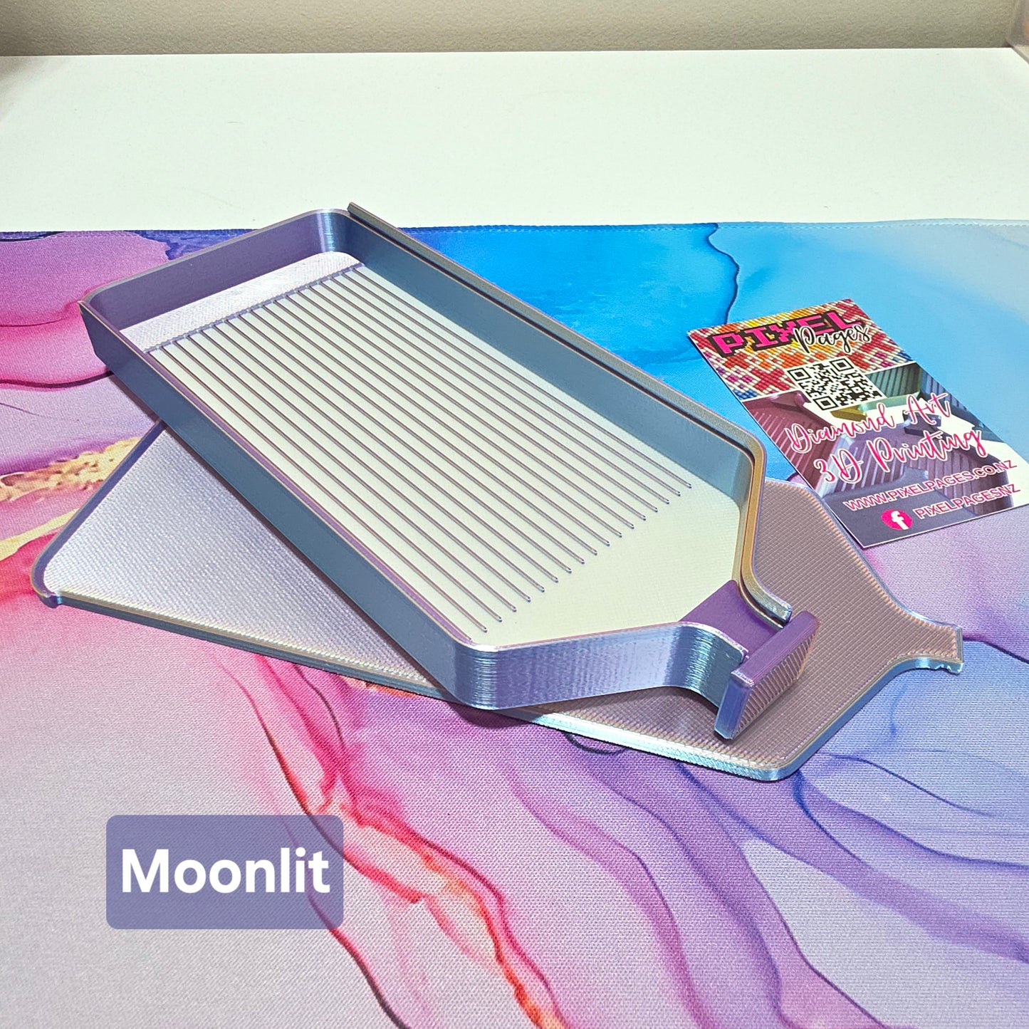 Luxury Diamond Painting Drill Tray with Lid & Stopper - XL Singles