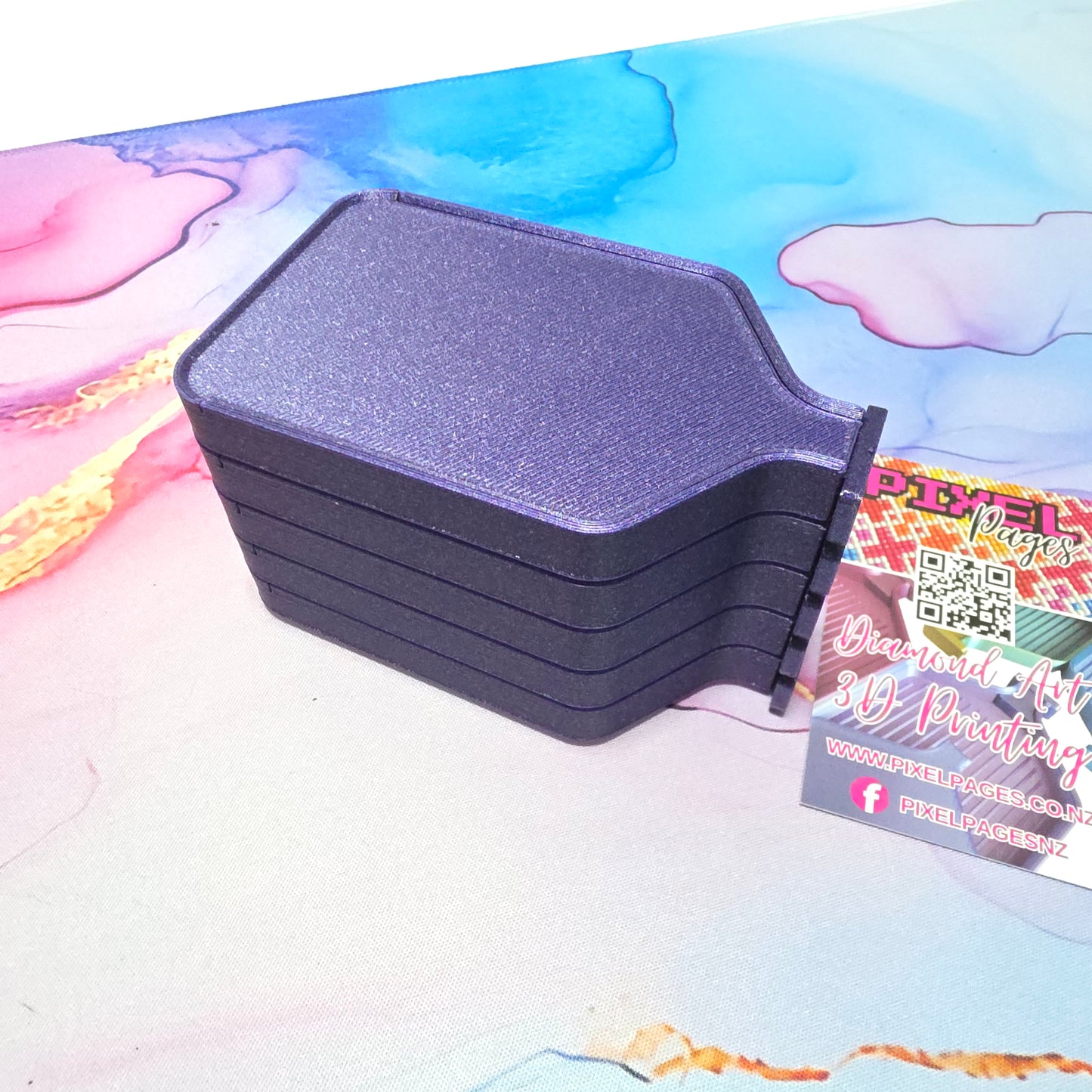 Luxury Set of 5 Stack-able Trays - Iris