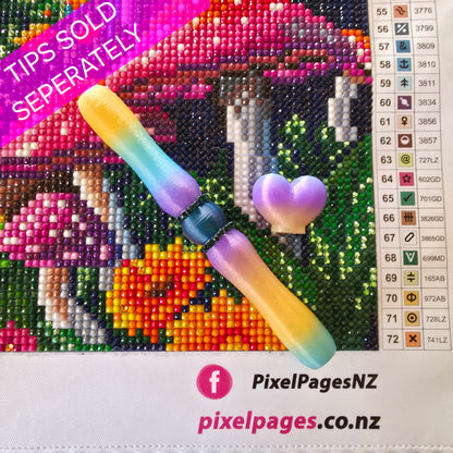 Sleek Pen For Refillable Tip - Prism Bling