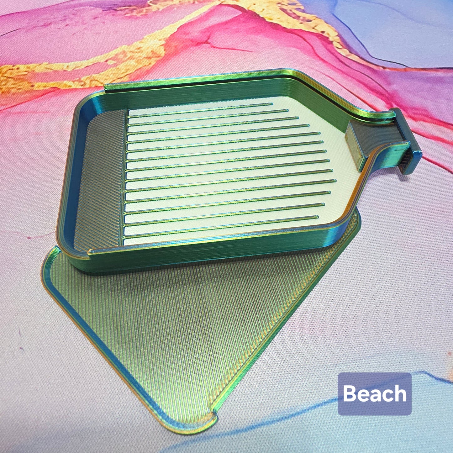 Luxury Set of 5 Stack-able Trays - Tri-Colours