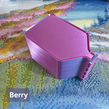 Luxury Stack-able Mini Trays 5 Pack - Duo-Colours