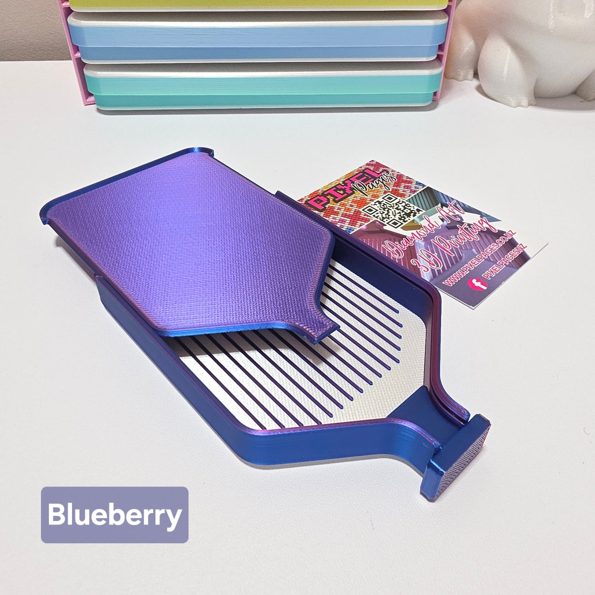 Luxury 5 Pack Stack-able Trays - Pearly White & Duo-Colours