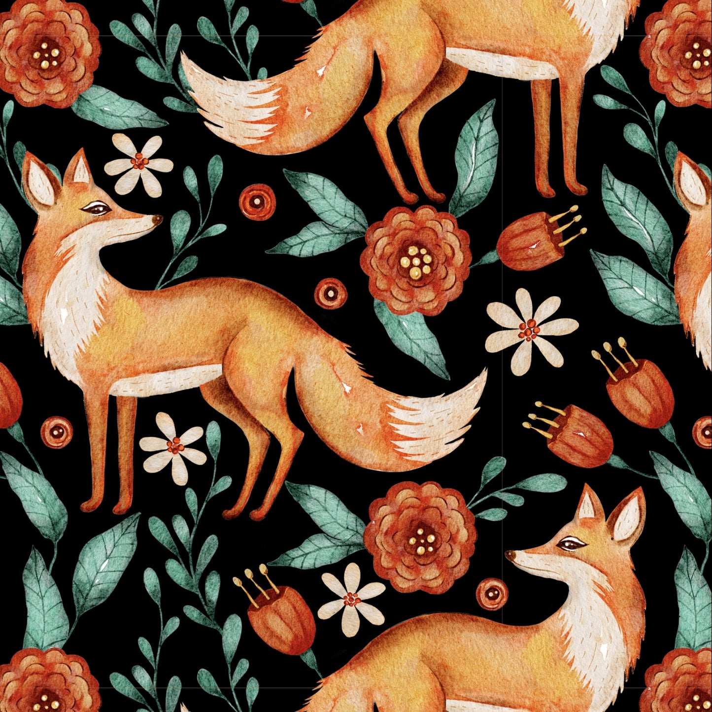 Holographic Release Paper 10cm x 10cm 12 Pack - Fox