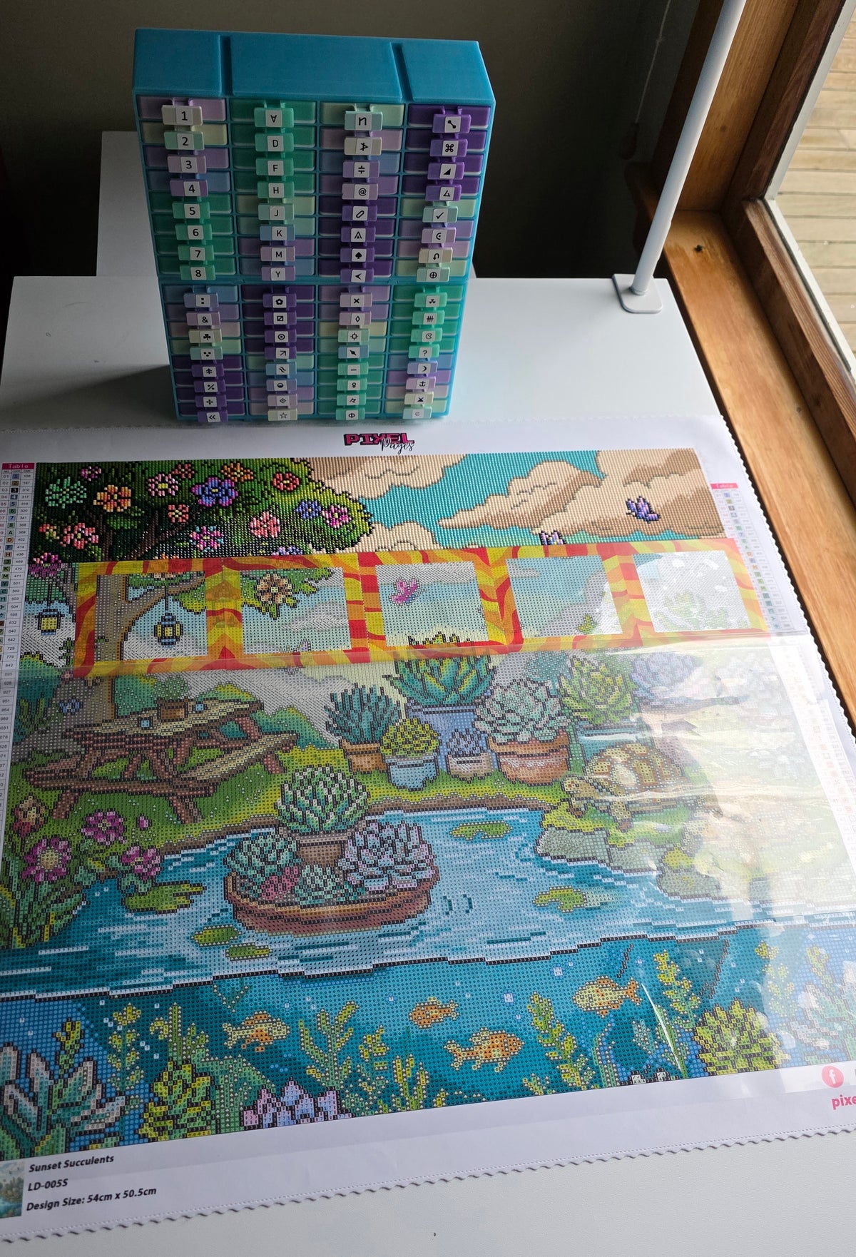 Sunset Succulents Diamond Painting Kit
