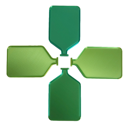 Luxury Set of 5 Stack-able Trays - Electric Emerald